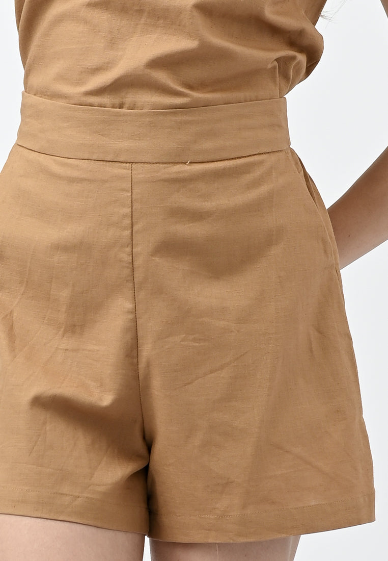 Plain B. Linen Shorts
