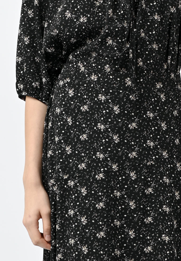 Plain B. Floral Midi Skirt