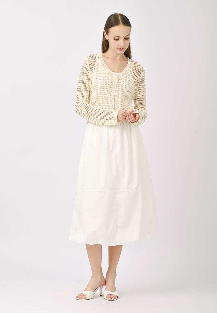 Plain B. Stretchable Midi Skirt