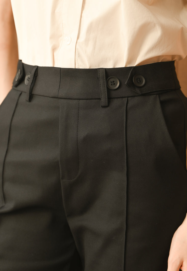 Plain B. Tailored Wide-Leg Trousers