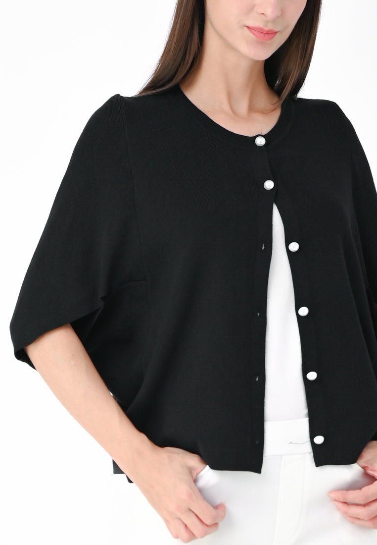 Plain B. Relaxed Fit Knit Cardigan