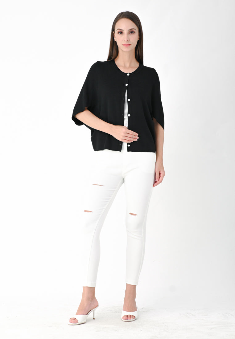 Plain B. Relaxed Fit Knit Cardigan