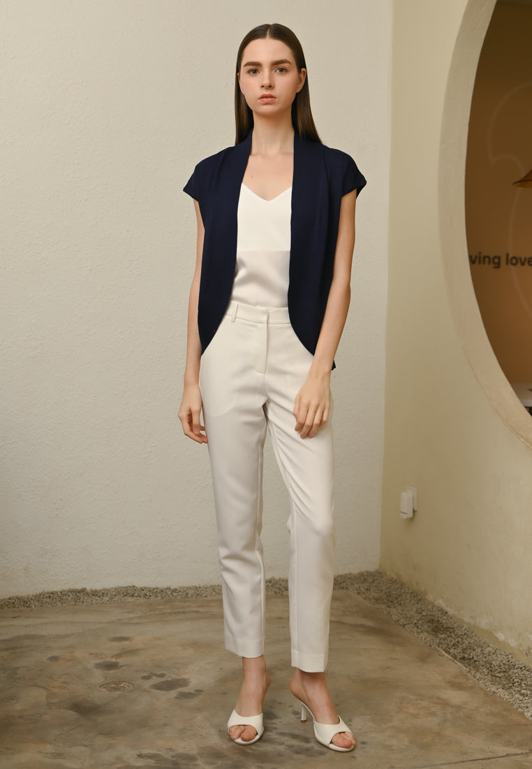 Plain B. Sleeveless Knit Cardigan