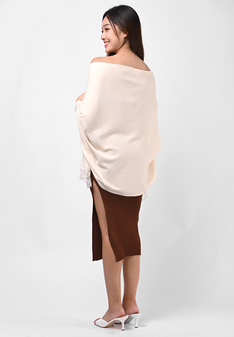 Plain B. Tassel Cardigan