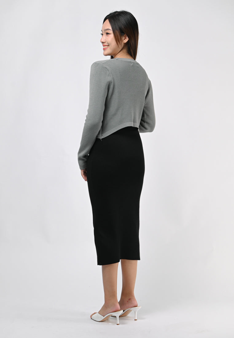 Plain B. Knitted Cardigan