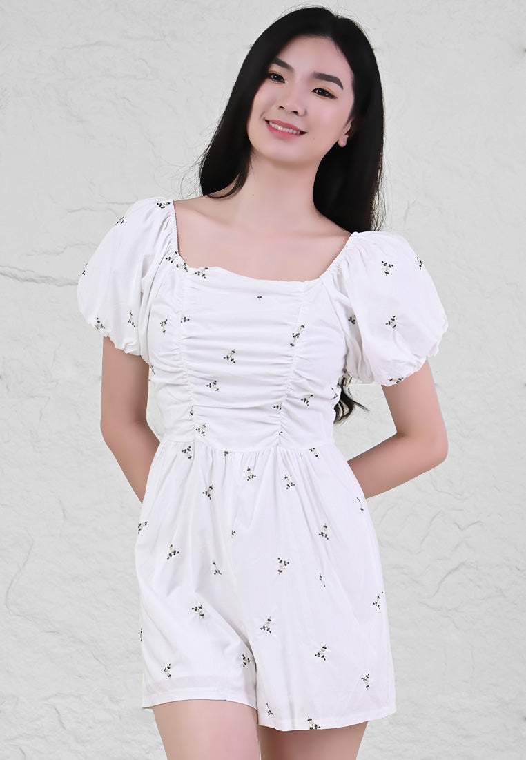Plain B. Floral Romper Playsuits