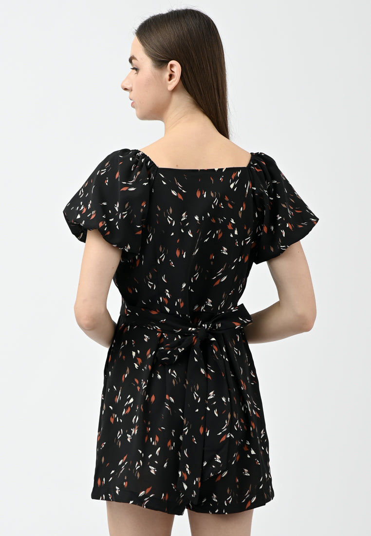 Plain B. Printed Playsuits