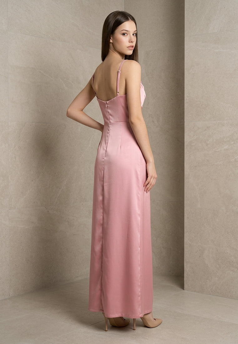 BebeBeige Adjustable Strap Dress
