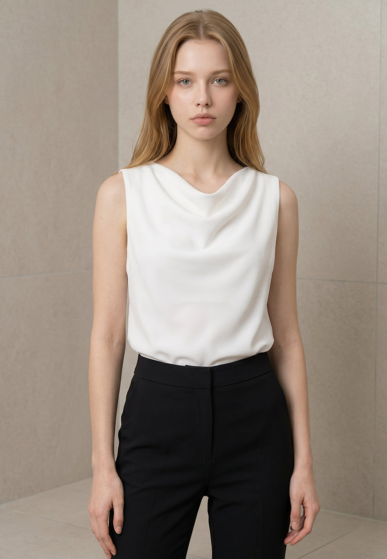 BebeBeige Sleeveless Blouse Top