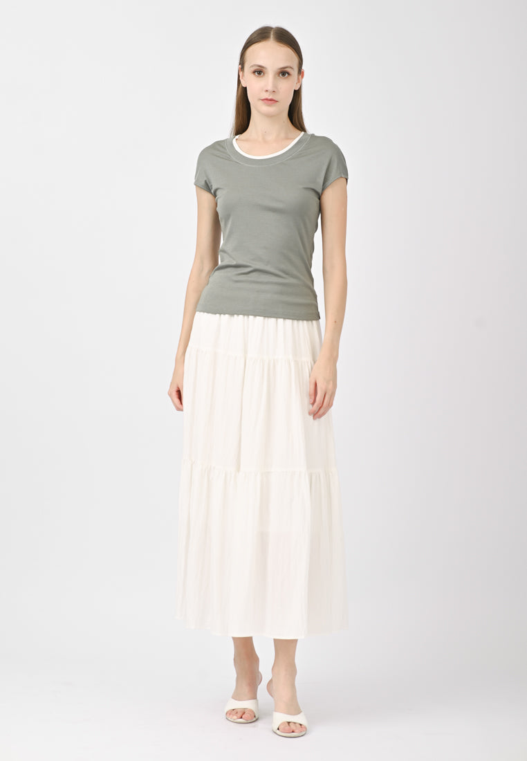 Plain B. Wide-Neck T-Shirt