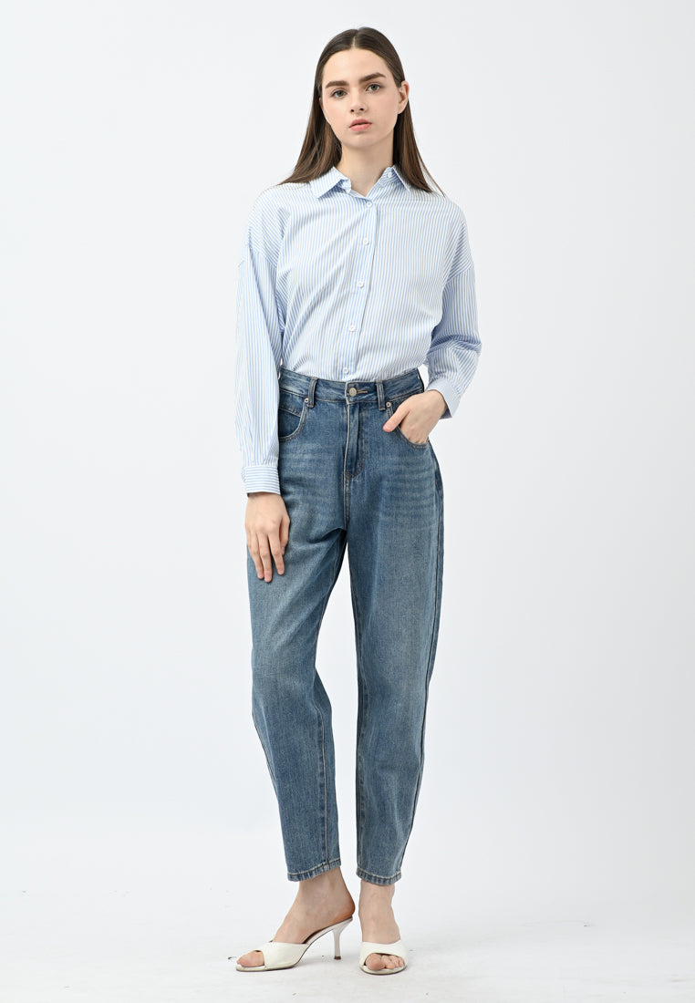Plain B. Long Sleeve Blouse