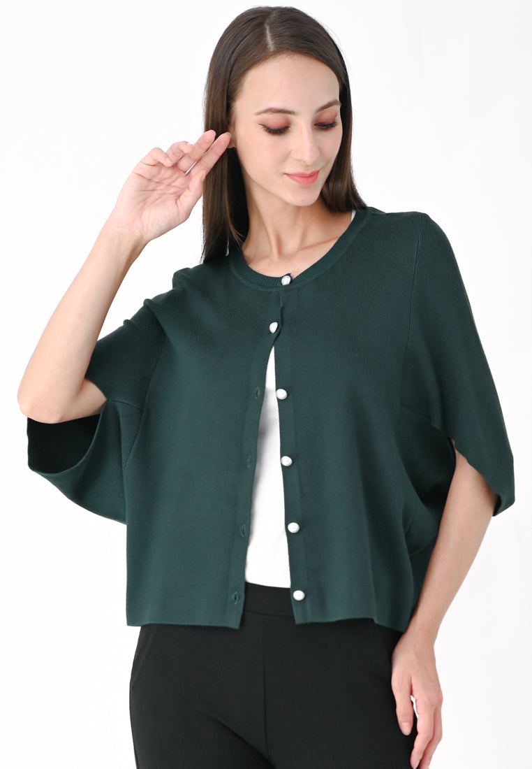 Plain B. Relaxed Fit Knit Cardigan