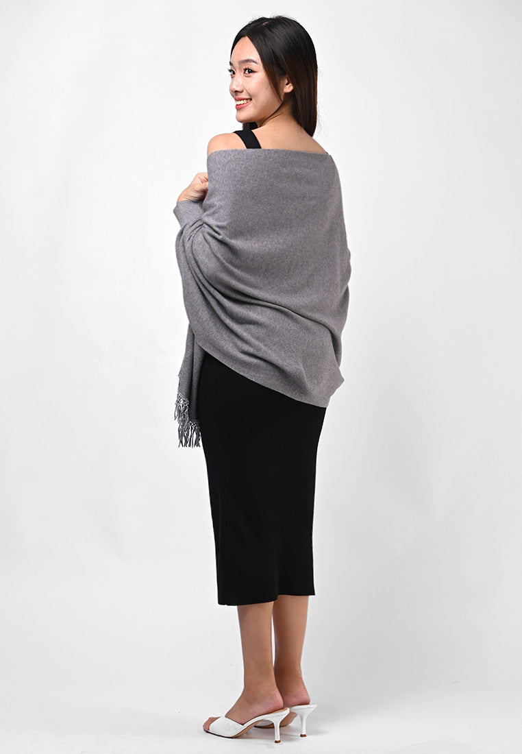 Plain B. Tassel Cardigan