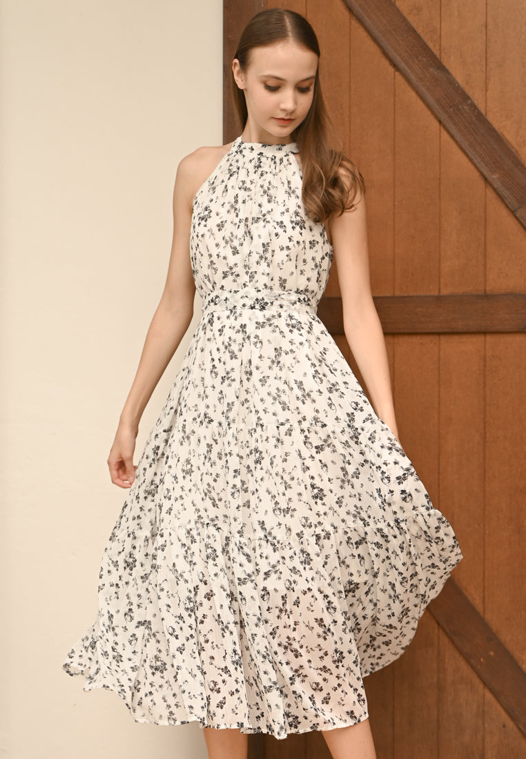 Plain B. Floral Long Dress