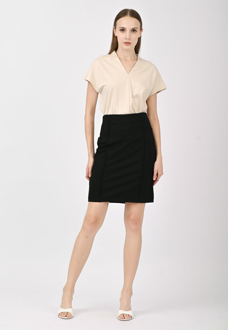 BebeBeige Pencil Mini Skirt