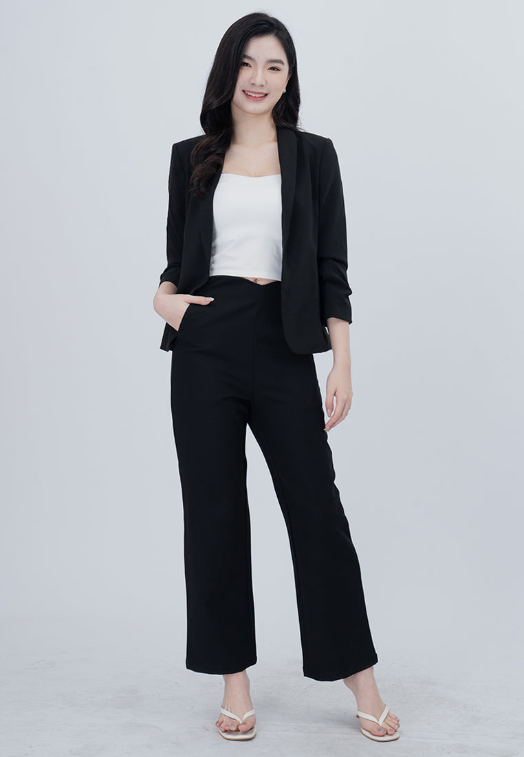 BebeBeige Blazer Coat With Pockets
