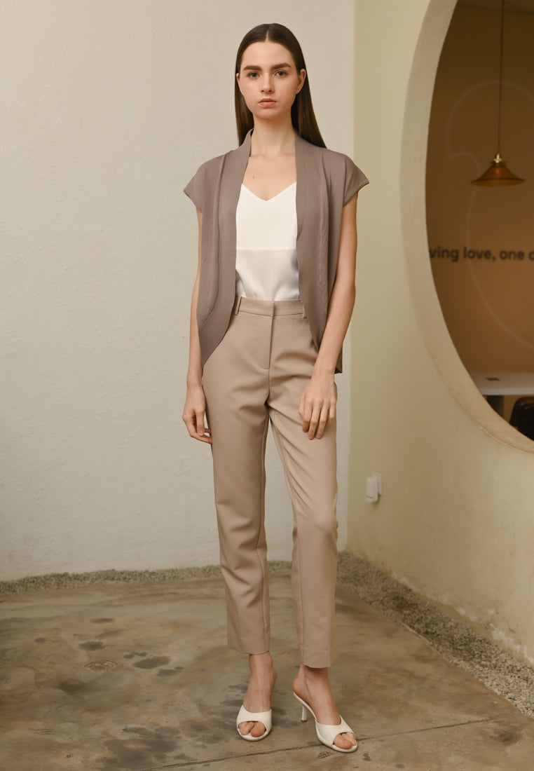 Plain B. Sleeveless Knit Cardigan