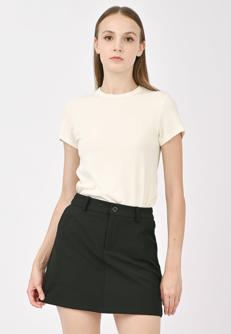Plain B. Round Neck T-Shirt