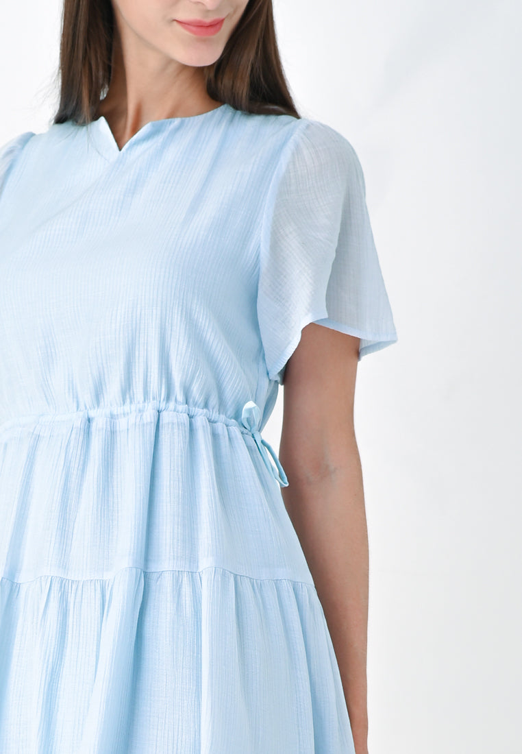 Plain B. Adjustable Waistline Mini Dress