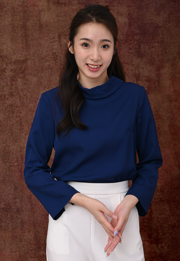 Plain B. Long Sleeve Blouse