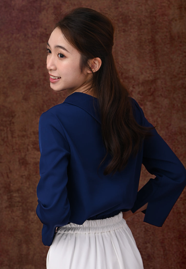Plain B. Long Sleeve Blouse