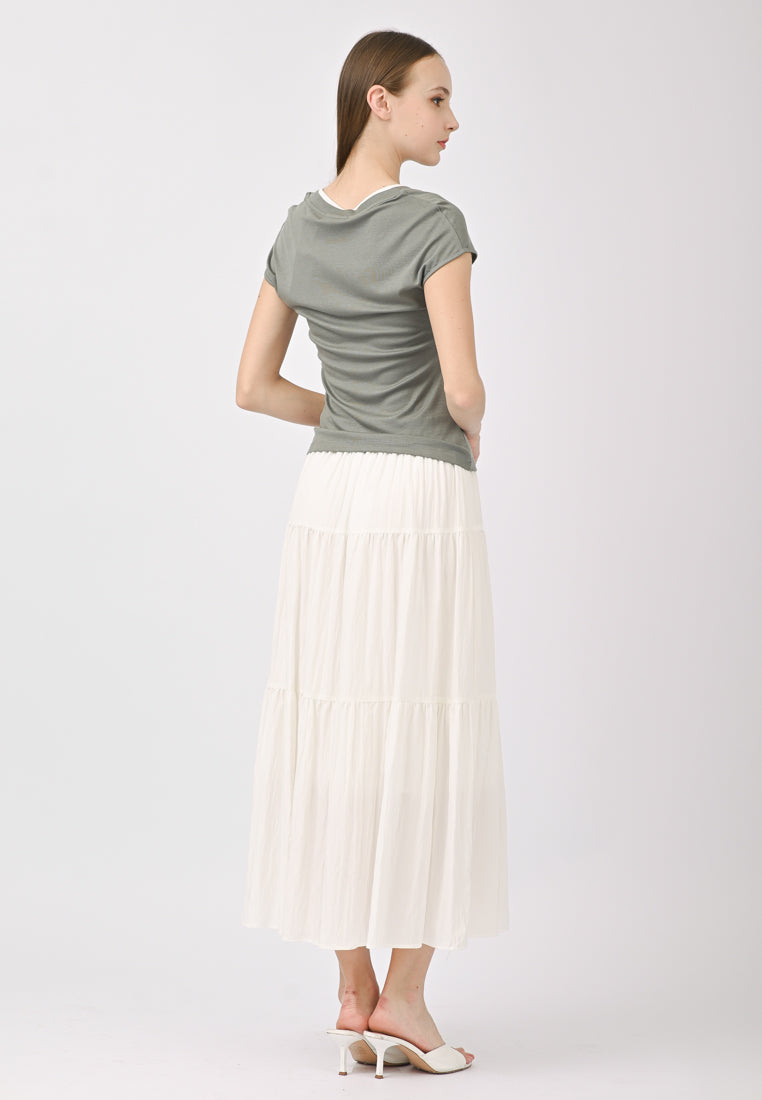 Plain B. Wide-Neck T-Shirt