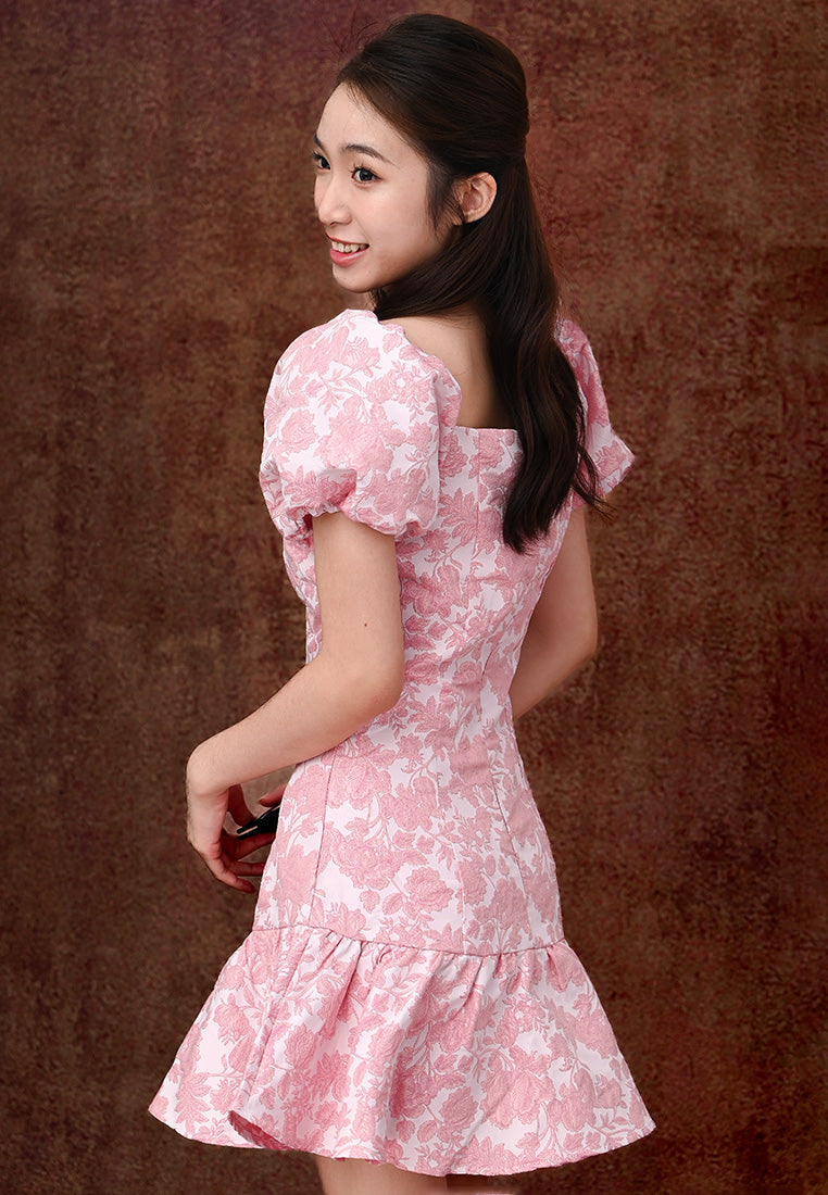 Plain B. Puff Sleeve Dress