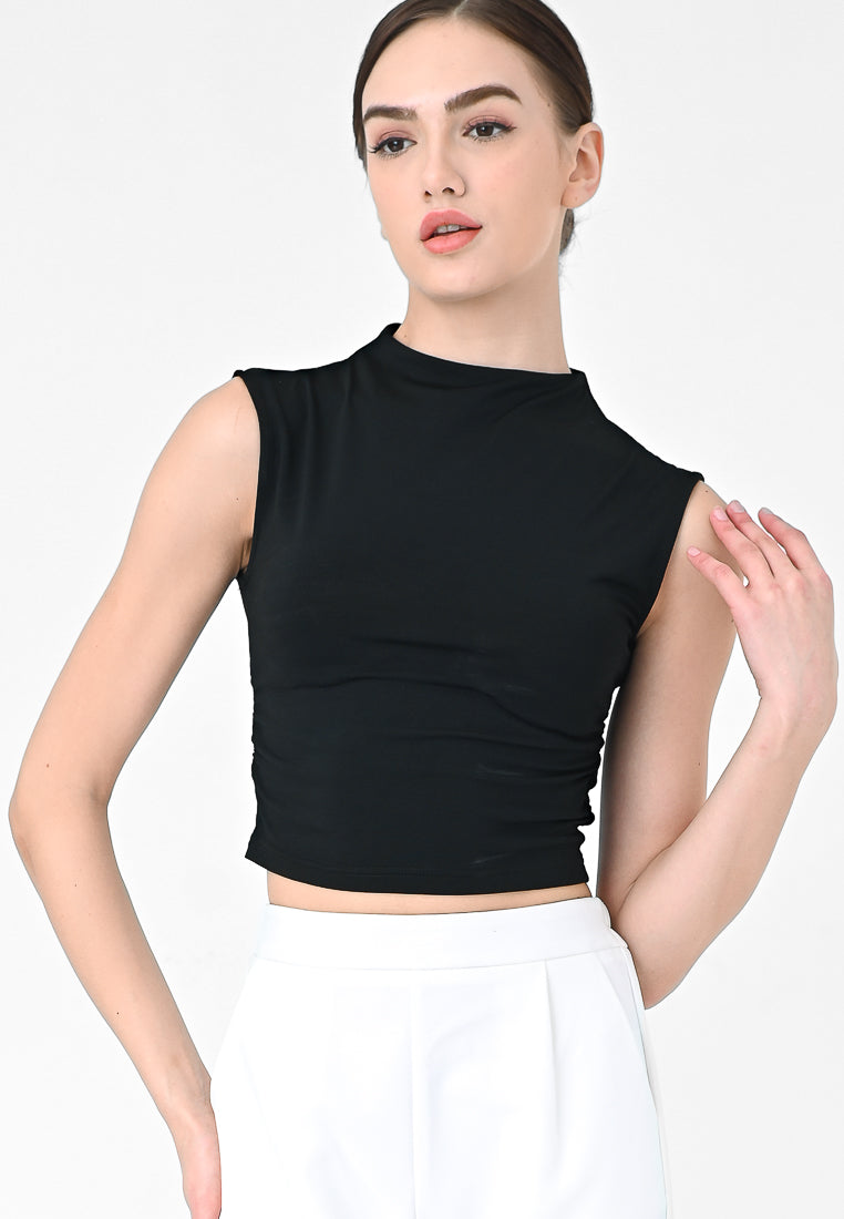 BebeBeige Sleeveless Stretch Top