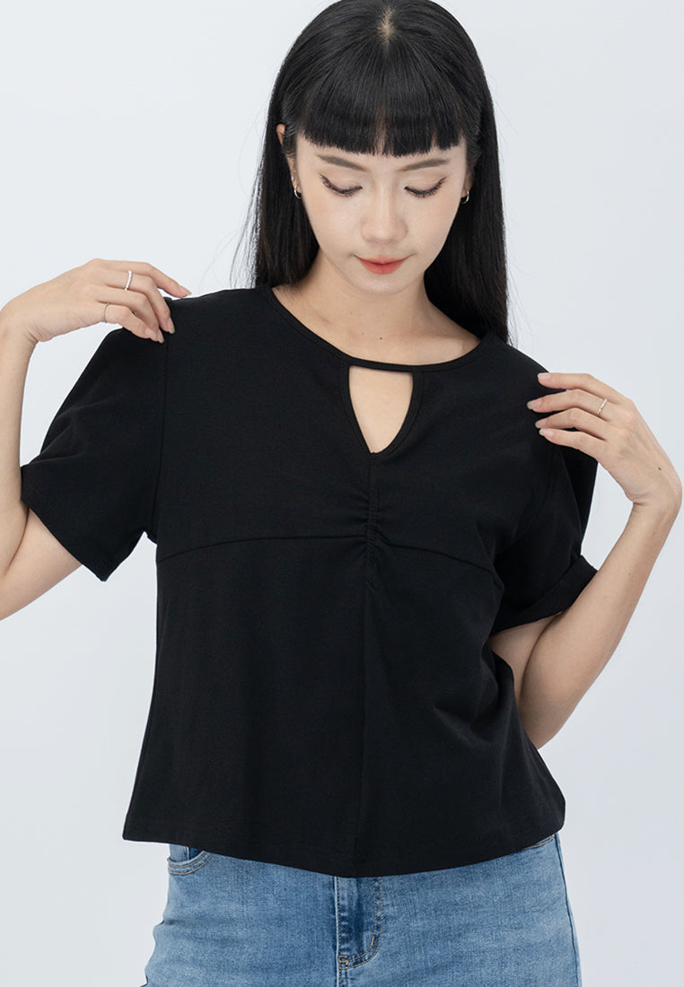 Plain B. Keyhole T-Shirt