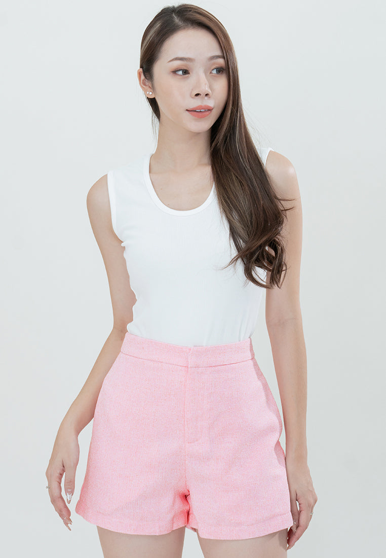 Plain B. Waffle Short Tailored Pants