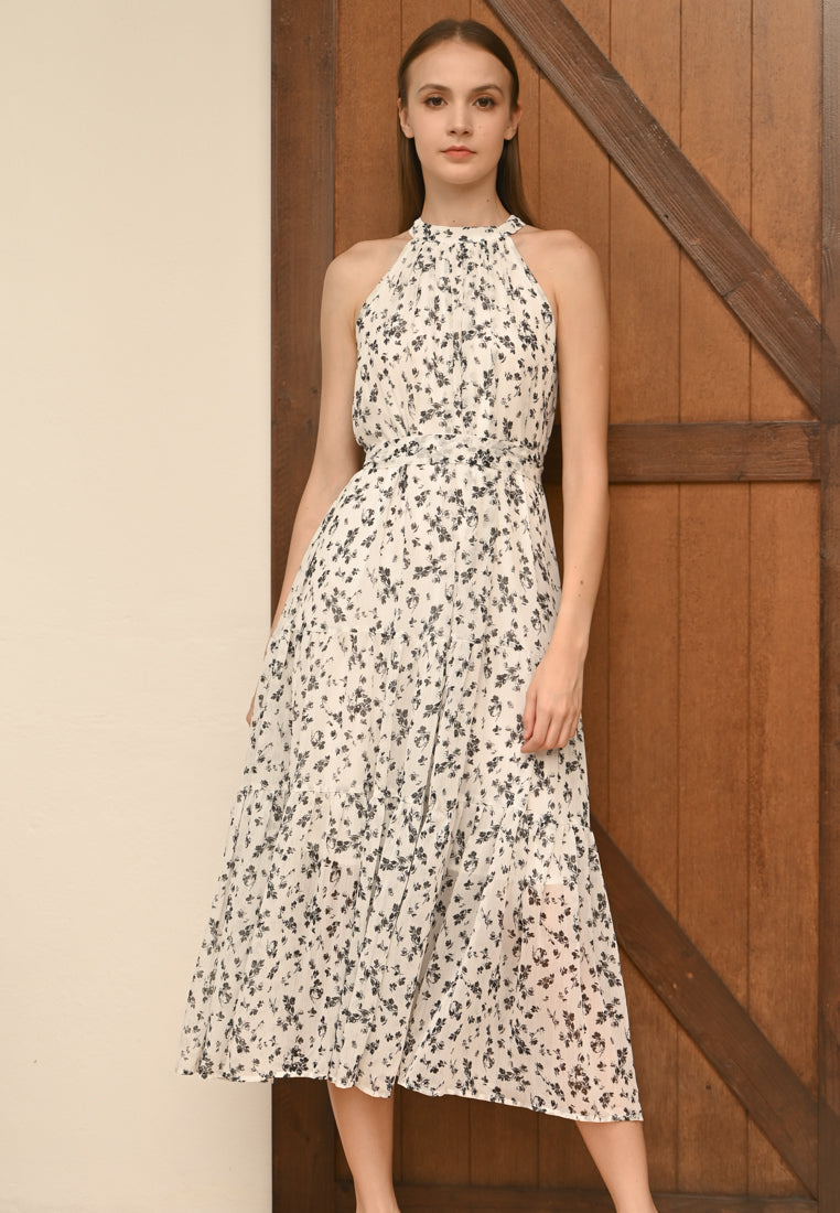Plain B. Floral Long Dress