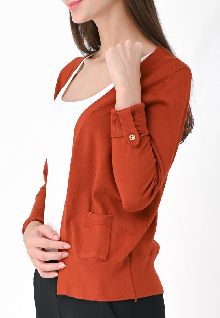 Plain B. Short Knit Cardigan