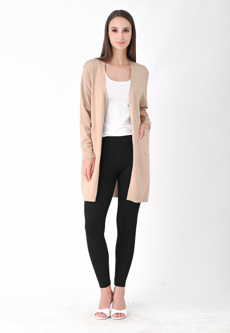 Plain B. Long Knit Cardigan
