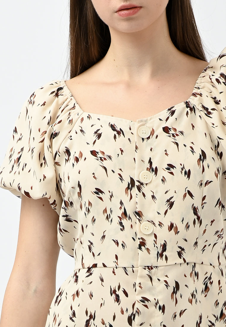 Plain B. Printed Playsuits