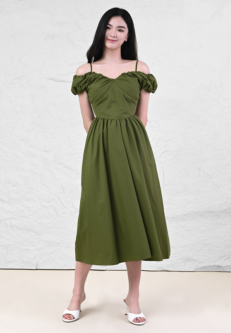 BebeButterfly Cold-shoulder Dress
