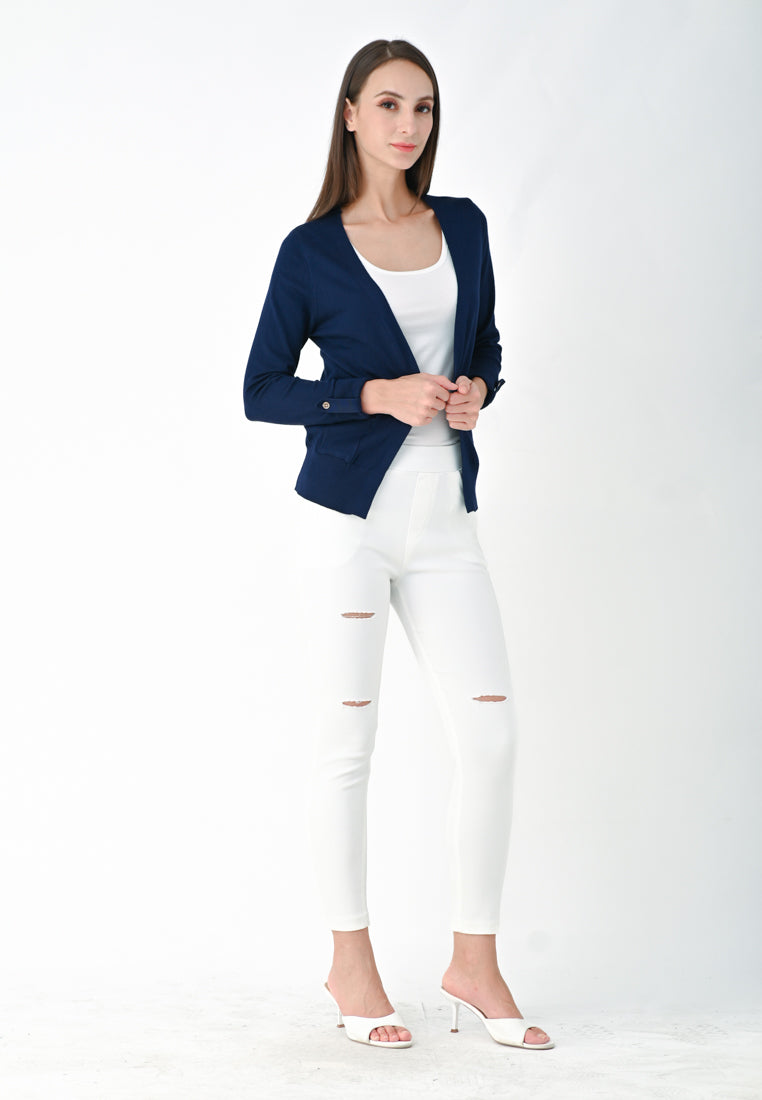 Plain B. Short Knit Cardigan