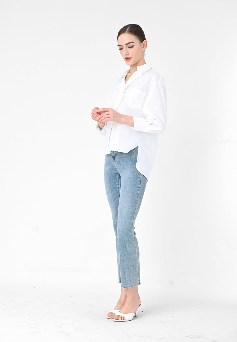 BebeBeige Long Sleeve Shirt Top