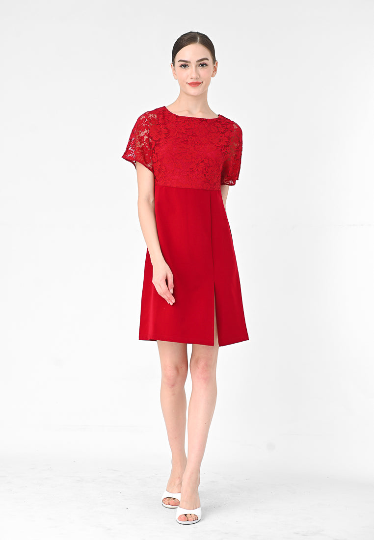 BebeButterfly Lace Dress