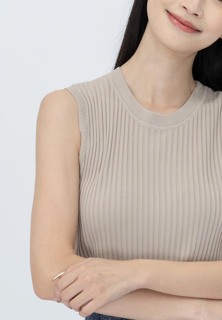 Plain B. Knitted Tank Top