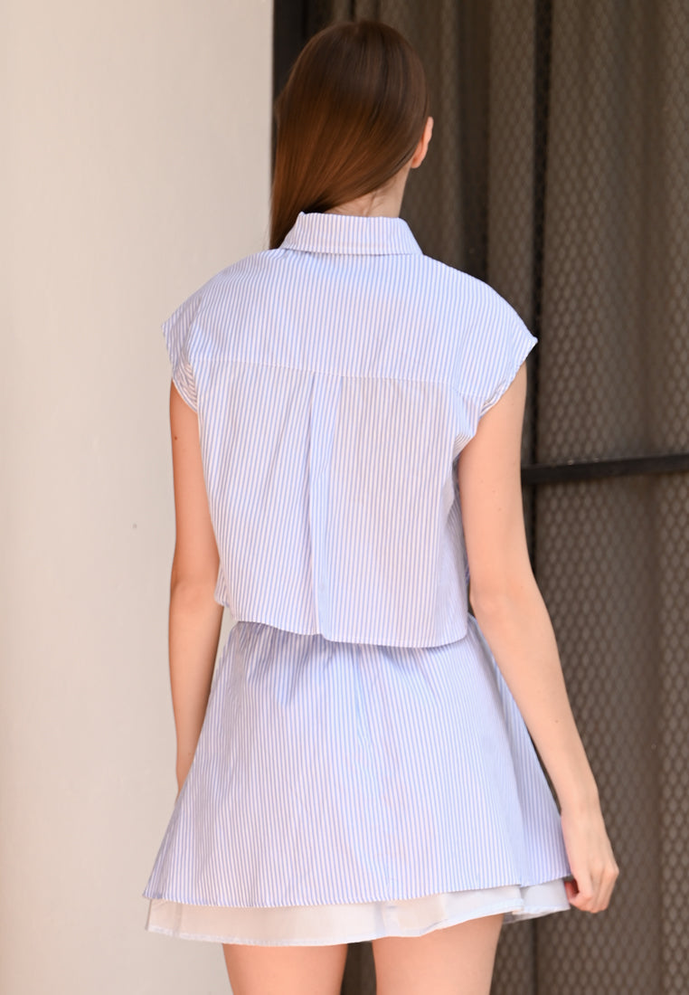 Plain B. Stripe Setwears