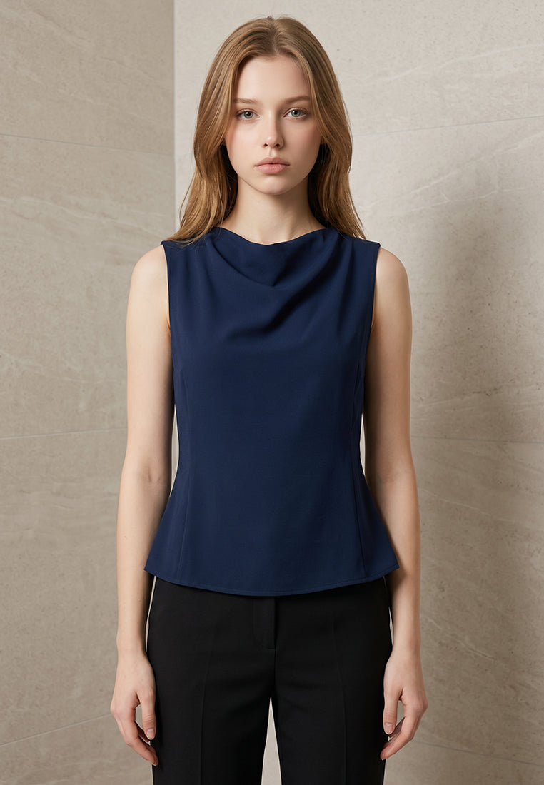 BebeBeige Sleeveless Blouse Top