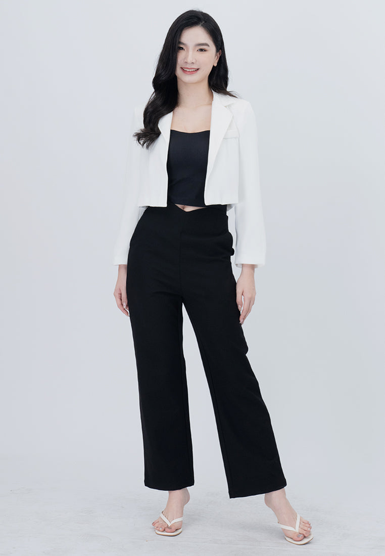 BebeBeige Short Blazer Coat
