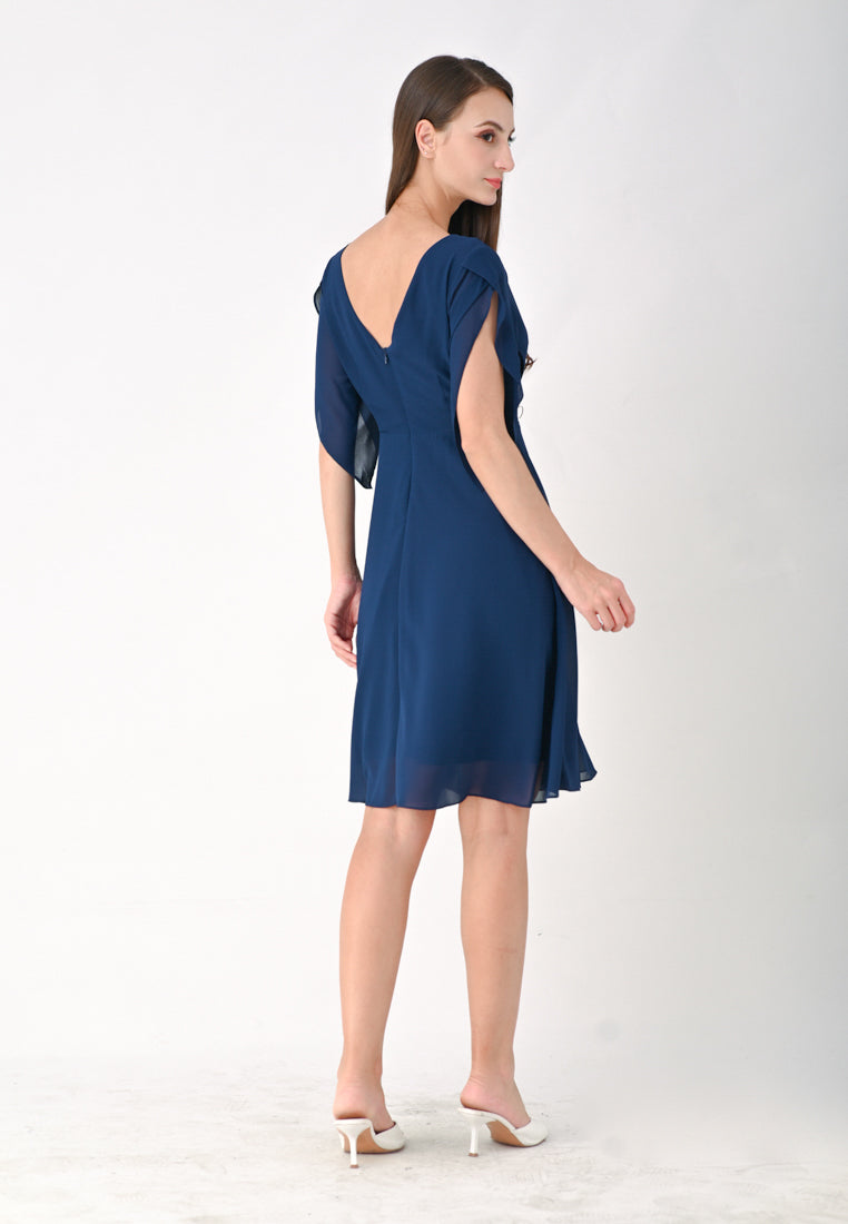 BebeButterfly Chiffon Mini Dress
