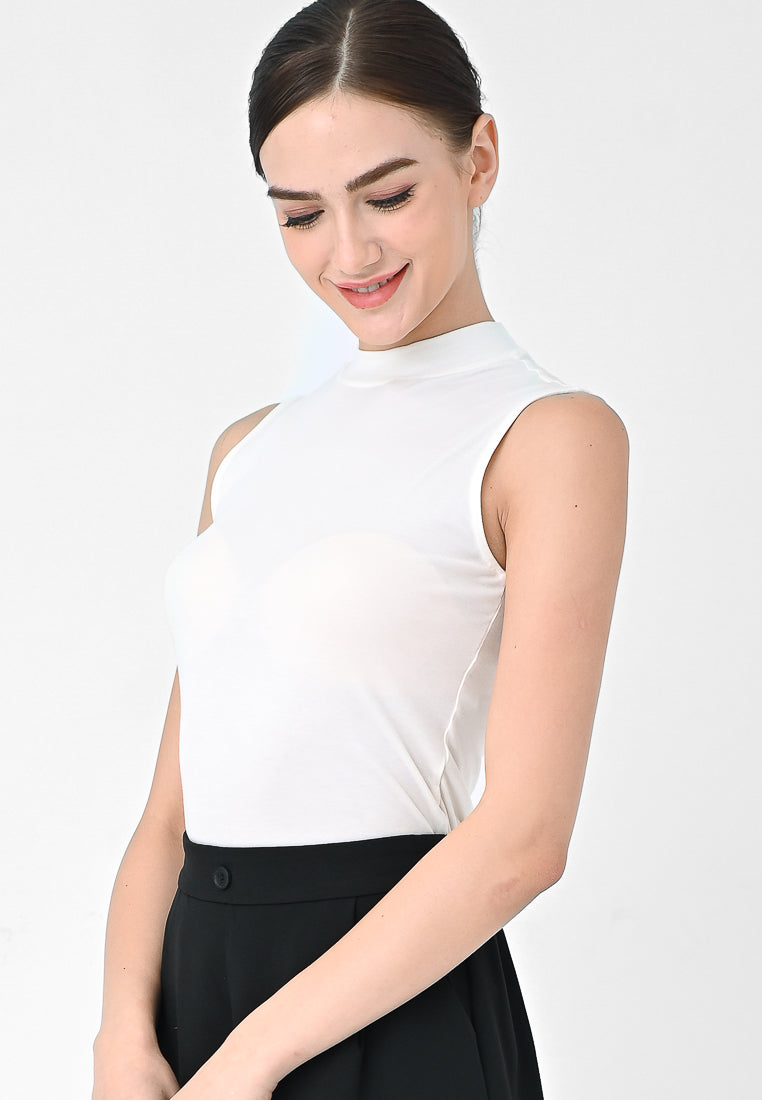 Plain B. Stretchable Sleeveless Tank Top