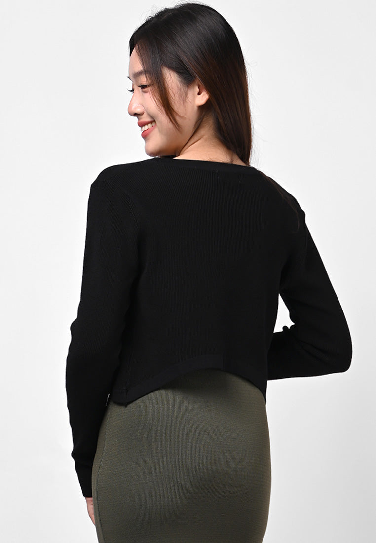 Plain B. Knitted Cardigan