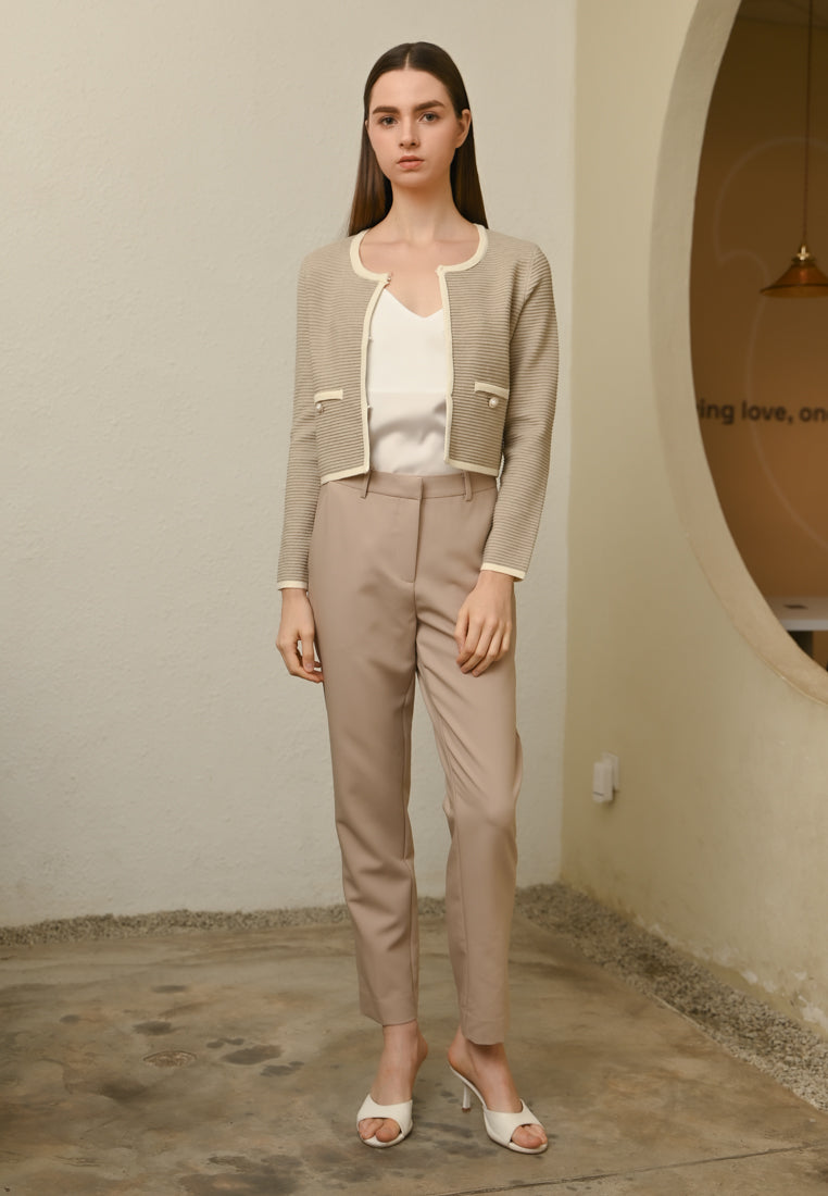 BebeBeige Short Knit Outerwear