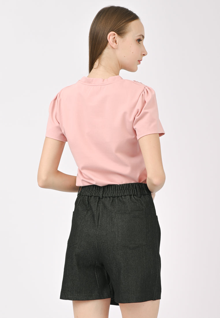Plain B. 3D Floral T-Shirt
