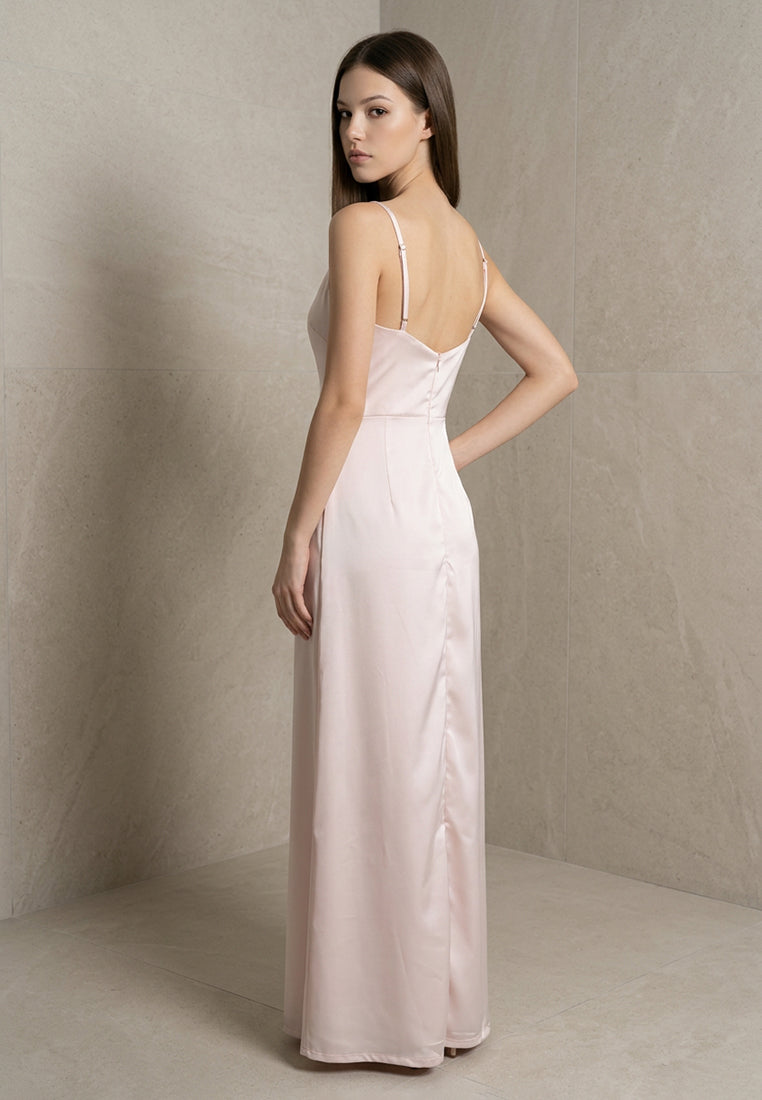 BebeBeige Adjustable Strap Dress
