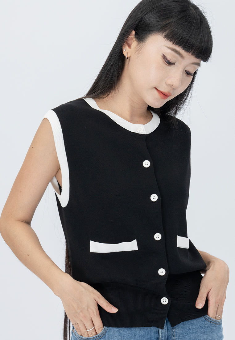 Plain B. Knitted Oversize Top