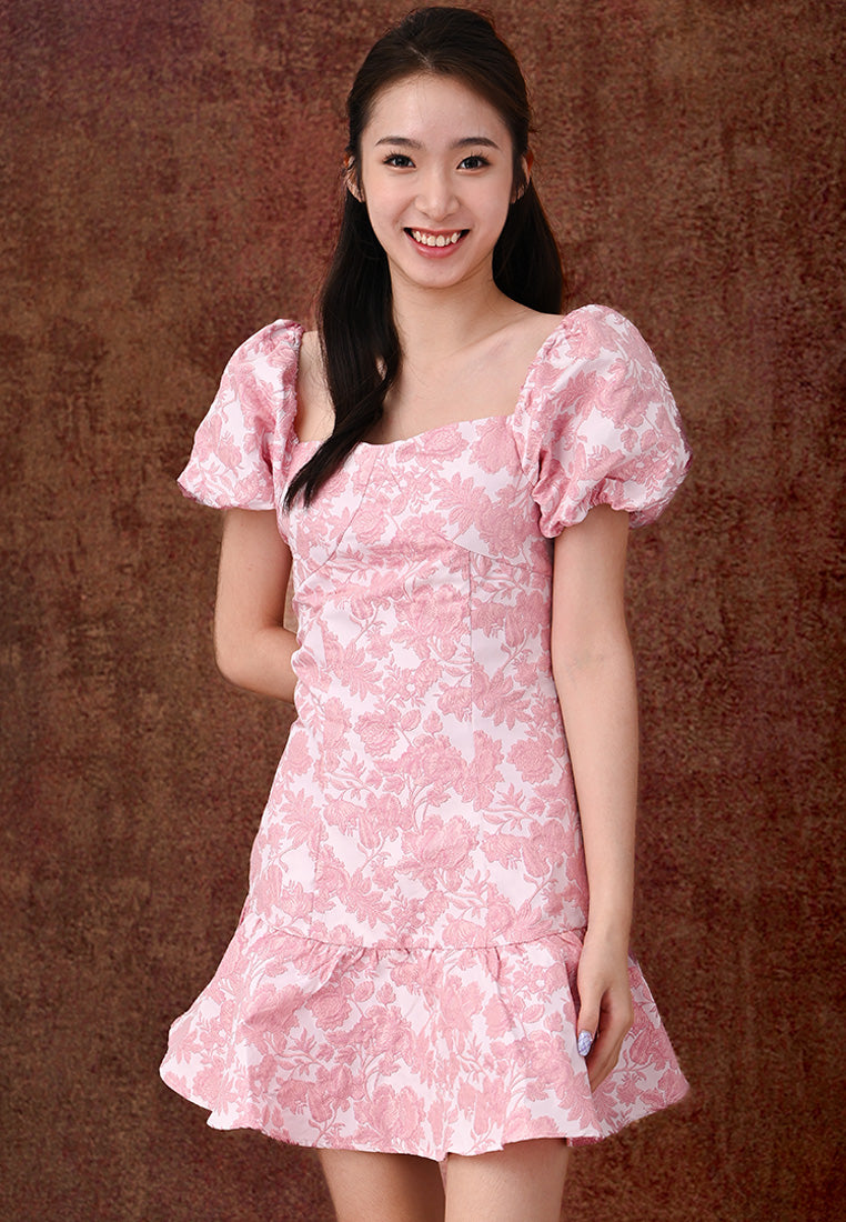 Plain B. Puff Sleeve Dress